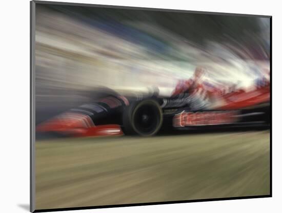 Auto Racing Action-null-Mounted Photographic Print