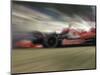 Auto Racing Action-null-Mounted Photographic Print