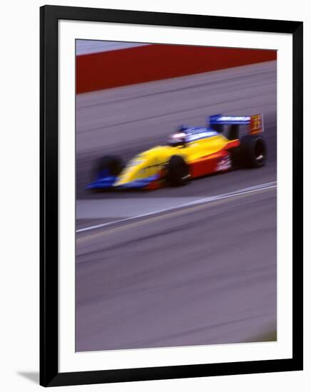 Auto Racing Action-null-Framed Photographic Print