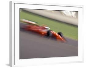 Auto Racing Action-null-Framed Photographic Print