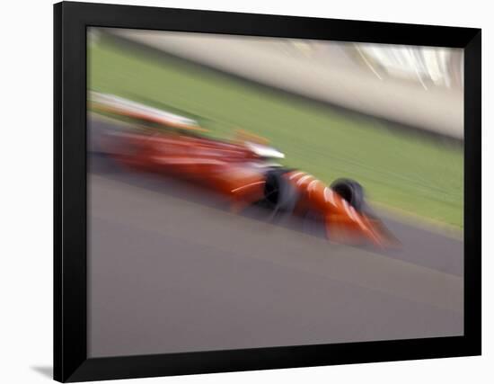 Auto Racing Action-null-Framed Photographic Print