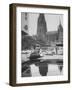 Auto Racing Wolfgang Von Trips in Front of Cathedral of Cologne-null-Framed Photographic Print