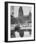 Auto Racing Wolfgang Von Trips in Front of Cathedral of Cologne-null-Framed Photographic Print