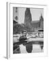 Auto Racing Wolfgang Von Trips in Front of Cathedral of Cologne-null-Framed Photographic Print