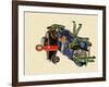 Auto Repair, 1935-James Wathen-Framed Giclee Print