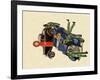 Auto Repair, 1935-James Wathen-Framed Giclee Print