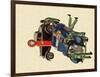 Auto Repair, 1935-James Wathen-Framed Giclee Print