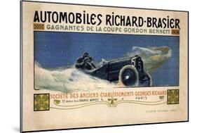 Auto Richard Brasier-null-Mounted Giclee Print