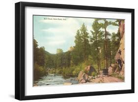 Auto Road, Estes Park, Colorado-null-Framed Art Print