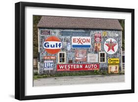 Auto Shack-Walter Bibikow-Framed Giclee Print