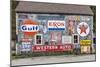 Auto Shack-Walter Bibikow-Mounted Giclee Print