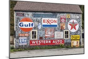 Auto Shack-Walter Bibikow-Mounted Giclee Print