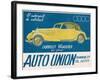Auto Union Audi, Magazine Advertisement, USA, 1930-null-Framed Giclee Print