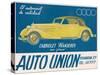 Auto Union Audi, Magazine Advertisement, USA, 1930-null-Stretched Canvas