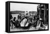 Auto Union in the Pits During a Grand Prix, 1938-null-Framed Stretched Canvas