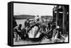 Auto Union in the Pits During a Grand Prix, 1938-null-Framed Stretched Canvas