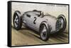 Auto-Union Racing Car-null-Framed Stretched Canvas