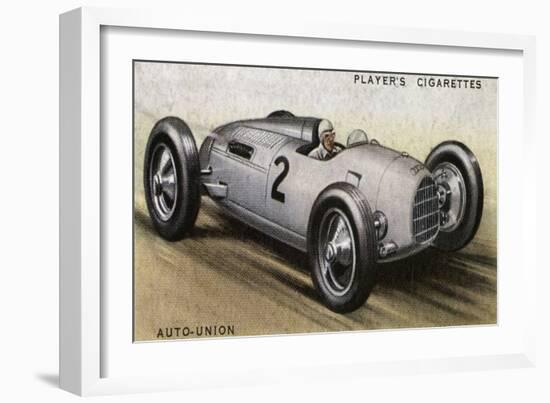 Auto-Union Racing Car-null-Framed Art Print