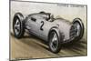 Auto-Union Racing Car-null-Mounted Art Print