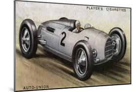 Auto-Union Racing Car-null-Mounted Art Print