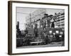 Auto Workers Conducting a Strike Against the Chrysler Plant-William Vandivert-Framed Premium Photographic Print