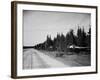Autobahn Used as Runway-null-Framed Photographic Print