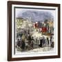 Autodafe in the Public Square-Stefano Bianchetti-Framed Giclee Print