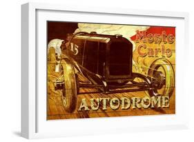 Autodrome-Kate Ward Thacker-Framed Giclee Print