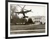 Autogiro Takes Off at White House-null-Framed Photographic Print