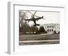 Autogiro Takes Off at White House-null-Framed Photographic Print