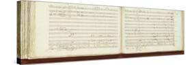 Autograph Copy of 'The Magic Flute'-Wolfgang Amadeus Mozart-Stretched Canvas