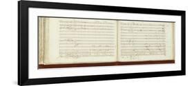 Autograph Copy of 'The Magic Flute'-Wolfgang Amadeus Mozart-Framed Giclee Print