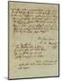 Autograph Letter Signed by Wolfgang Amadeus Mozart (1756-1791) and Sent to His Wife Constanze,…-null-Mounted Premium Giclee Print