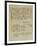 Autograph Letter Signed by Wolfgang Amadeus Mozart (1756-1791) and Sent to His Wife Constanze,…-null-Framed Giclee Print