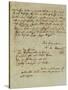 Autograph Letter Signed by Wolfgang Amadeus Mozart (1756-1791) and Sent to His Wife Constanze,…-null-Stretched Canvas