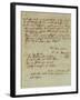 Autograph Letter Signed by Wolfgang Amadeus Mozart (1756-1791) and Sent to His Wife Constanze,…-null-Framed Giclee Print