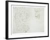 Autograph Letter to Landscape Painter and Politician Charles Le Roux, Paris, 29th January 1855-Jean-Baptiste-Camille Corot-Framed Giclee Print