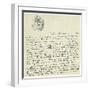 Autograph Letter to Melchor Fernandez Alamgro, Granada, Late January 1926-Federico Garcia Lorca-Framed Premium Giclee Print