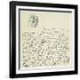 Autograph Letter to Melchor Fernandez Alamgro, Granada, Late January 1926-Federico Garcia Lorca-Framed Giclee Print