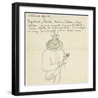 Autograph Letter to Melchor Fernandez Alamgro, Granada, Late January 1926-Federico Garcia Lorca-Framed Giclee Print