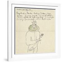 Autograph Letter to Melchor Fernandez Alamgro, Granada, Late January 1926-Federico Garcia Lorca-Framed Giclee Print