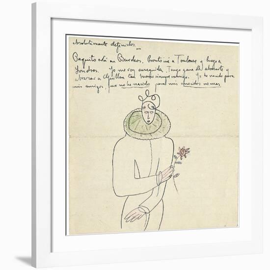 Autograph Letter to Melchor Fernandez Alamgro, Granada, Late January 1926-Federico Garcia Lorca-Framed Giclee Print