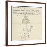 Autograph Letter to Melchor Fernandez Alamgro, Granada, Late January 1926-Federico Garcia Lorca-Framed Giclee Print