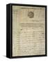 Autograph Letter-Giovanni Paisiello-Framed Stretched Canvas