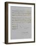 Autograph Manuscript D of 'Im Fruhling', Opus 9 No 4, Dated 6/12/1845, 2 Pages, 55 Bars-Félix Mendelssohn-Bartholdy-Framed Giclee Print