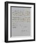 Autograph Manuscript D of 'Im Fruhling', Opus 9 No 4, Dated 6/12/1845, 2 Pages, 55 Bars-Félix Mendelssohn-Bartholdy-Framed Giclee Print