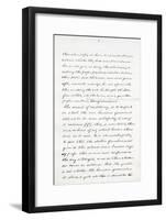 Autograph Manuscript of Lincoln's Last Address as President, Delivered in Washinton, D. C., from…-Abraham Lincoln-Framed Giclee Print