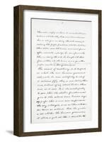 Autograph Manuscript of Lincoln's Last Address as President, Delivered in Washinton, D. C., from…-Abraham Lincoln-Framed Giclee Print