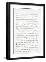 Autograph Manuscript of Lincoln's Last Address as President, Delivered in Washinton, D. C., from…-Abraham Lincoln-Framed Giclee Print