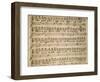 Autograph Music Score of Agrippina, 1708-Nicola Antonio Porpora-Framed Giclee Print